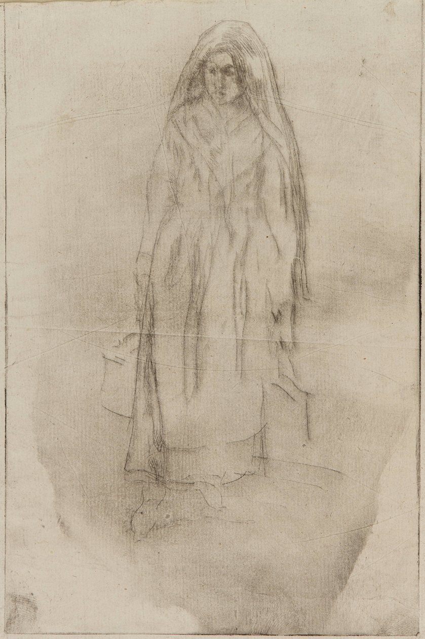 Venetiansk vandbærer, 1879-1880. af James Abbott McNeill Whistler