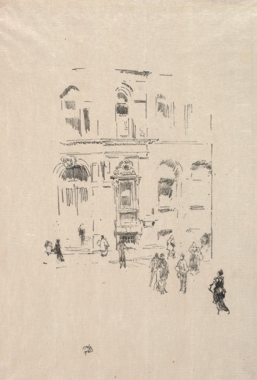 Victory Club, 1879. af James Abbott McNeill Whistler