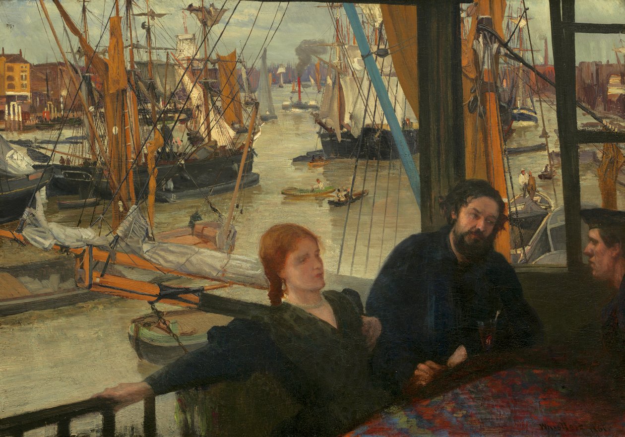 Wapping, 1860-64 af James Abbott McNeill Whistler