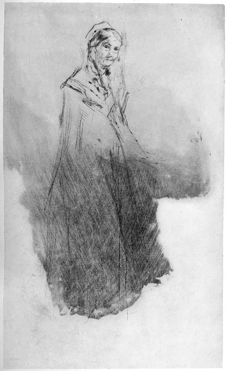 Whistlers Mother, 1800-tallet 1904. af James Abbott McNeill Whistler
