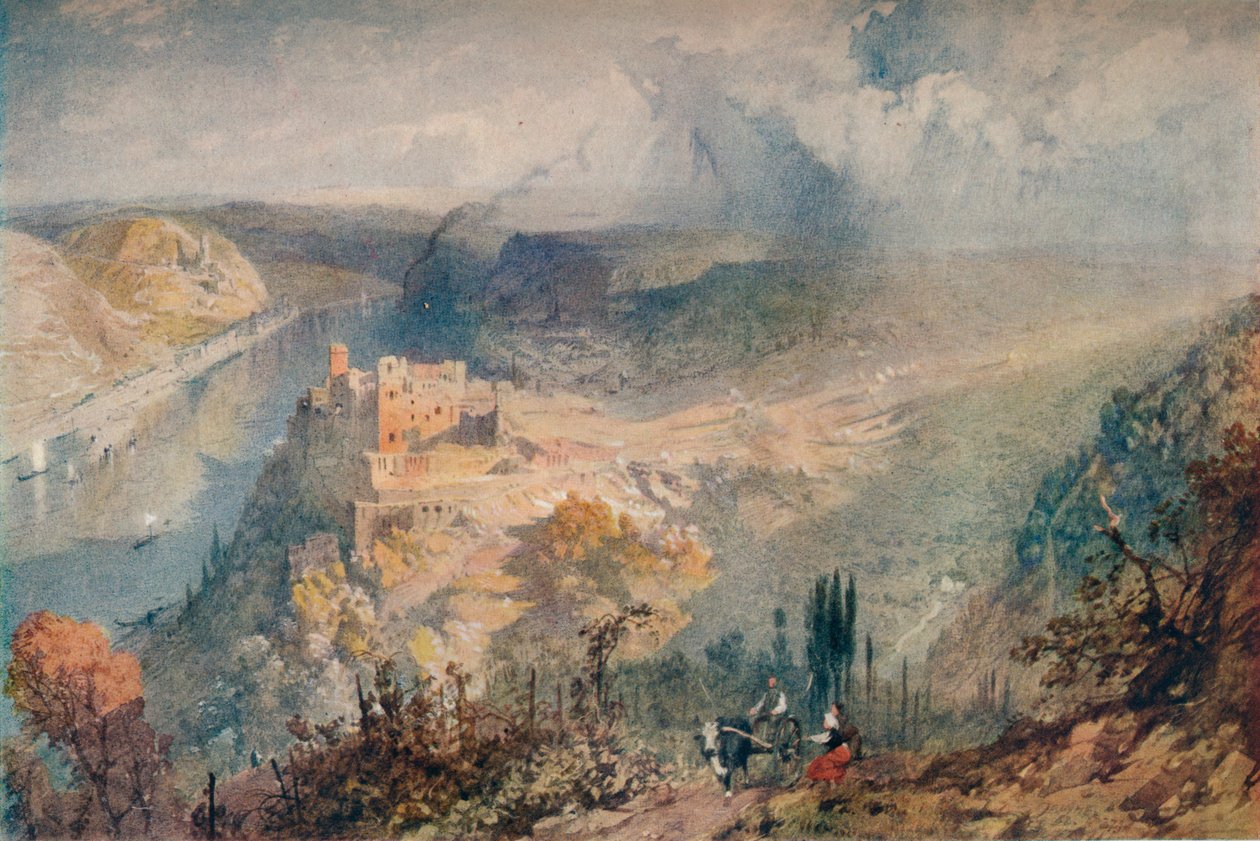 På Rhinen, 1852 af James Baker Pyne