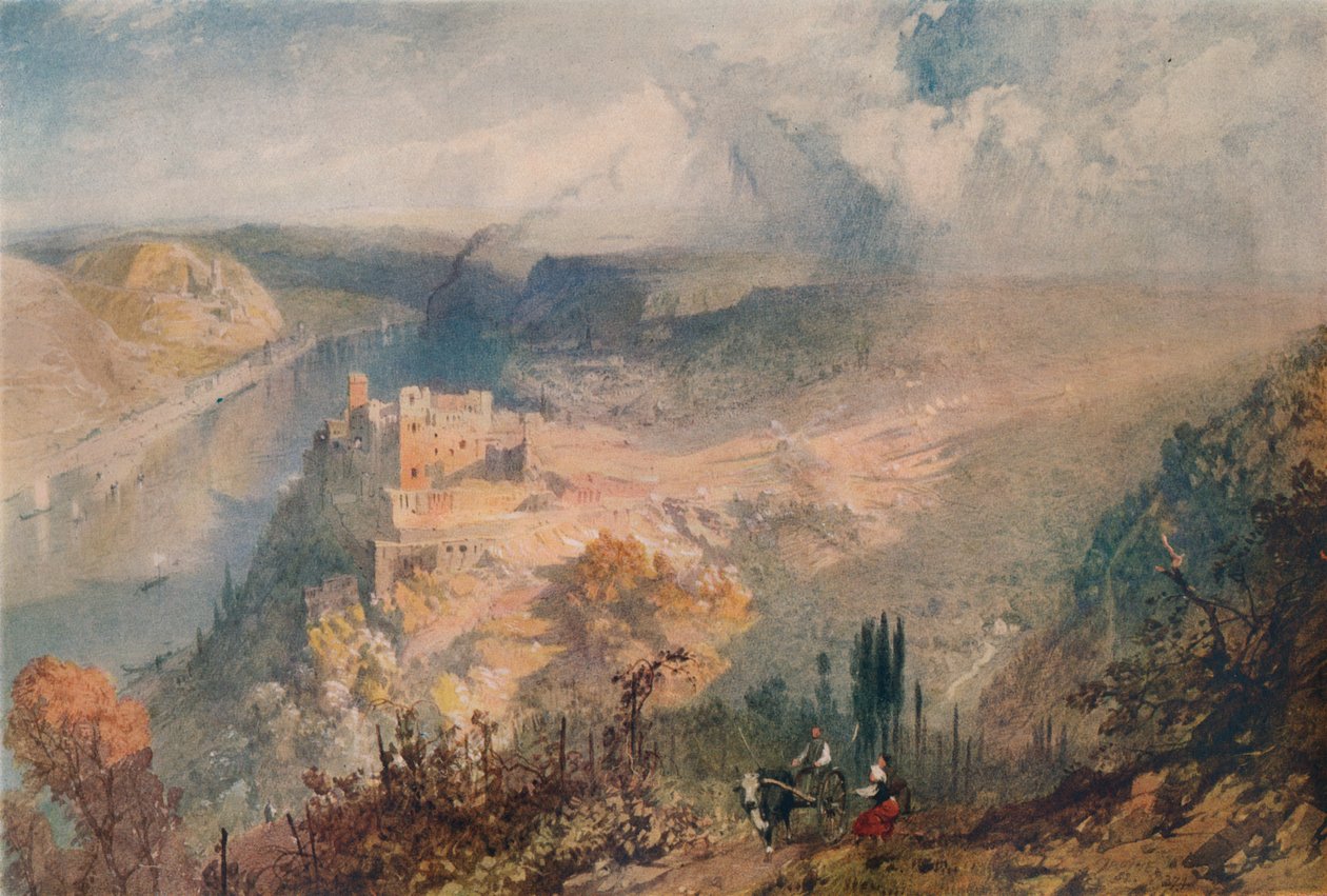 Ved Rhinen, 1852 af James Baker Pyne