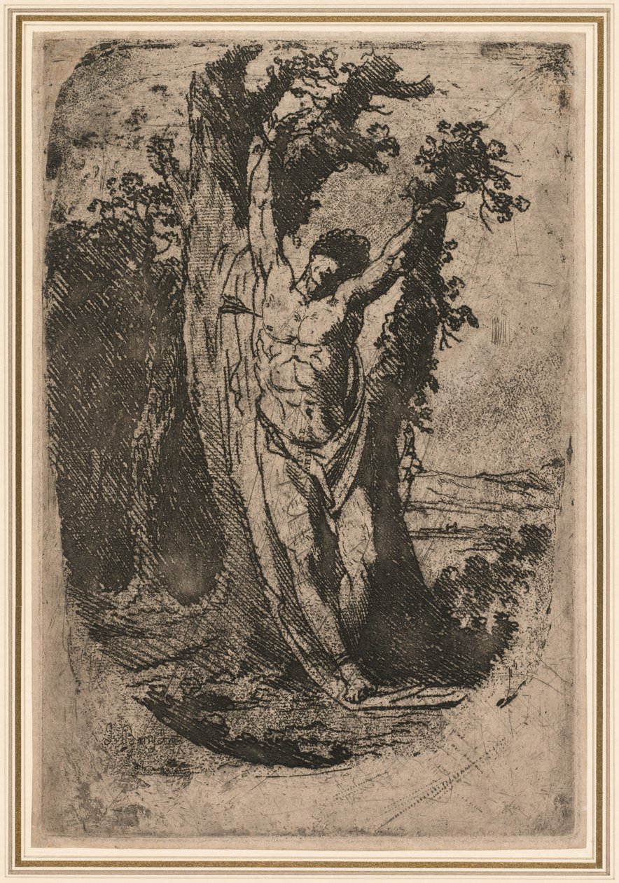 Sankt Sebastian af James Barry (Irish