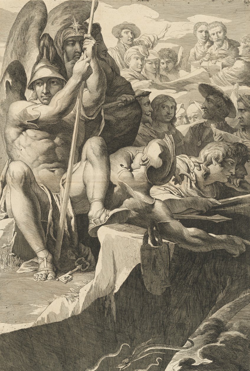 Englegarden, ca. 1802. af James Barry