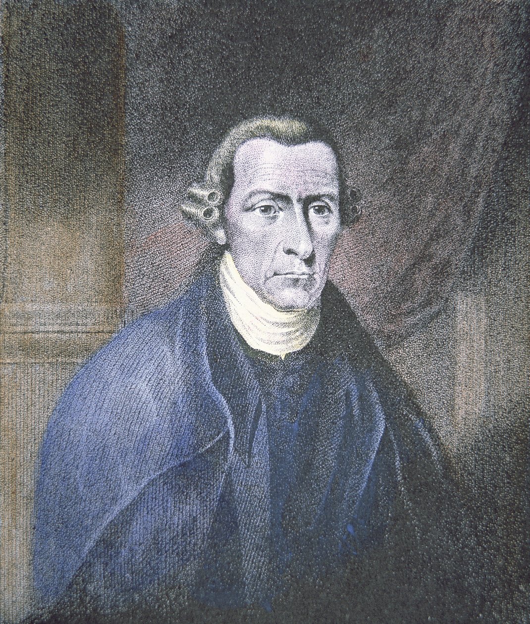 Patrick Henry (håndfarvet gravering) af James Barton (after) Longacre