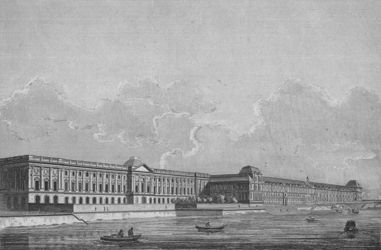 Louvre, c1700-tallet. af James Basire I