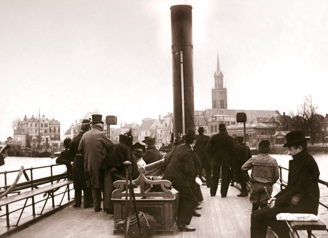 Færgepassagerer, Laandam, 1898. af James Batkin