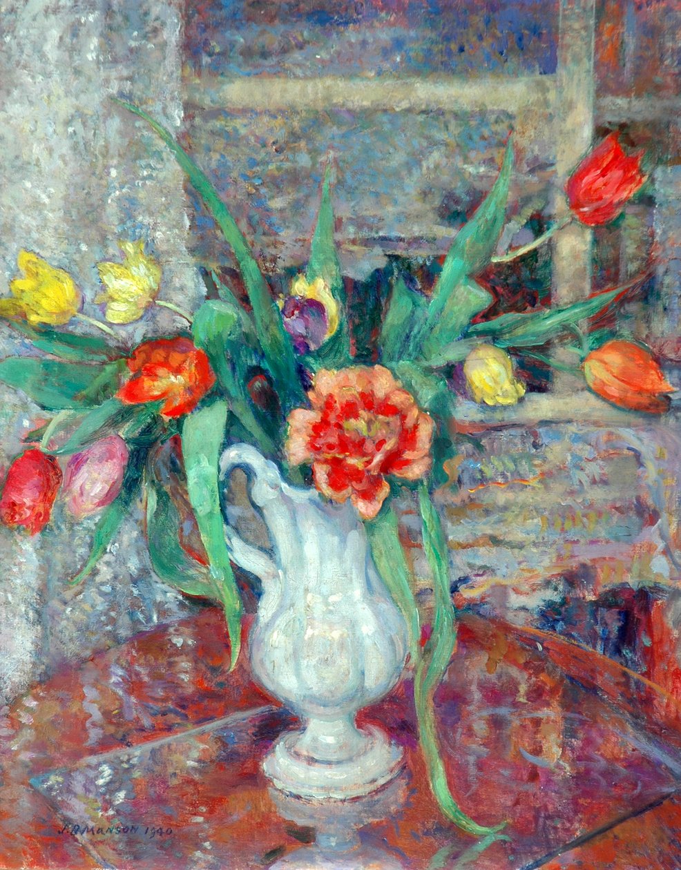 Blomsterstykke, 1940 af James Bolivar Manson