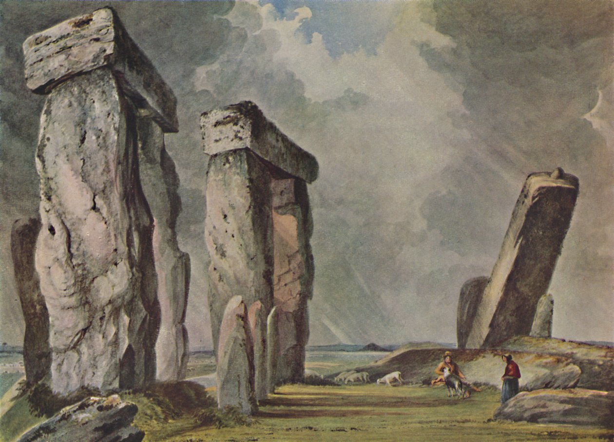 Stonehenge, Wiltshire, c1830, 1946 af James Bridges