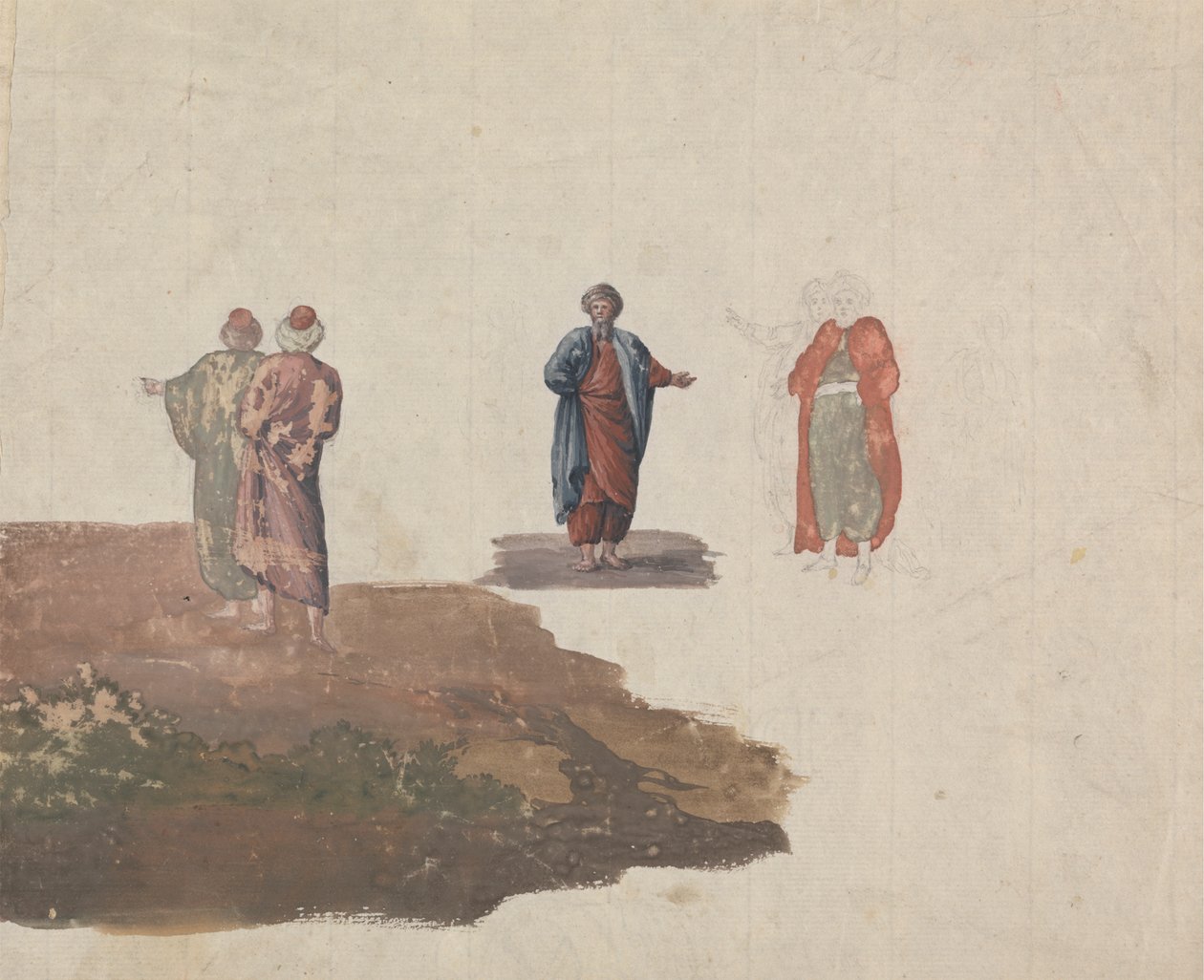 Fem mænd taler af James Bruce