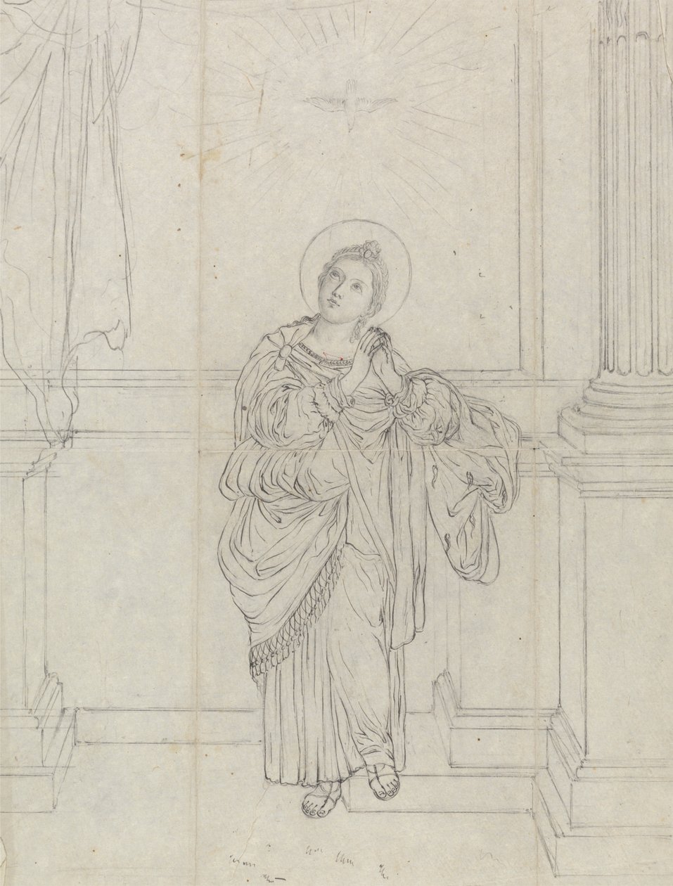 St Agnes (efter Domenichino) af James Bruce