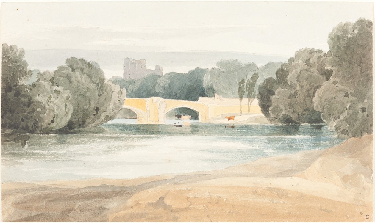 Bro ved Knaresborough, ca. 18021804. af James Bulwer