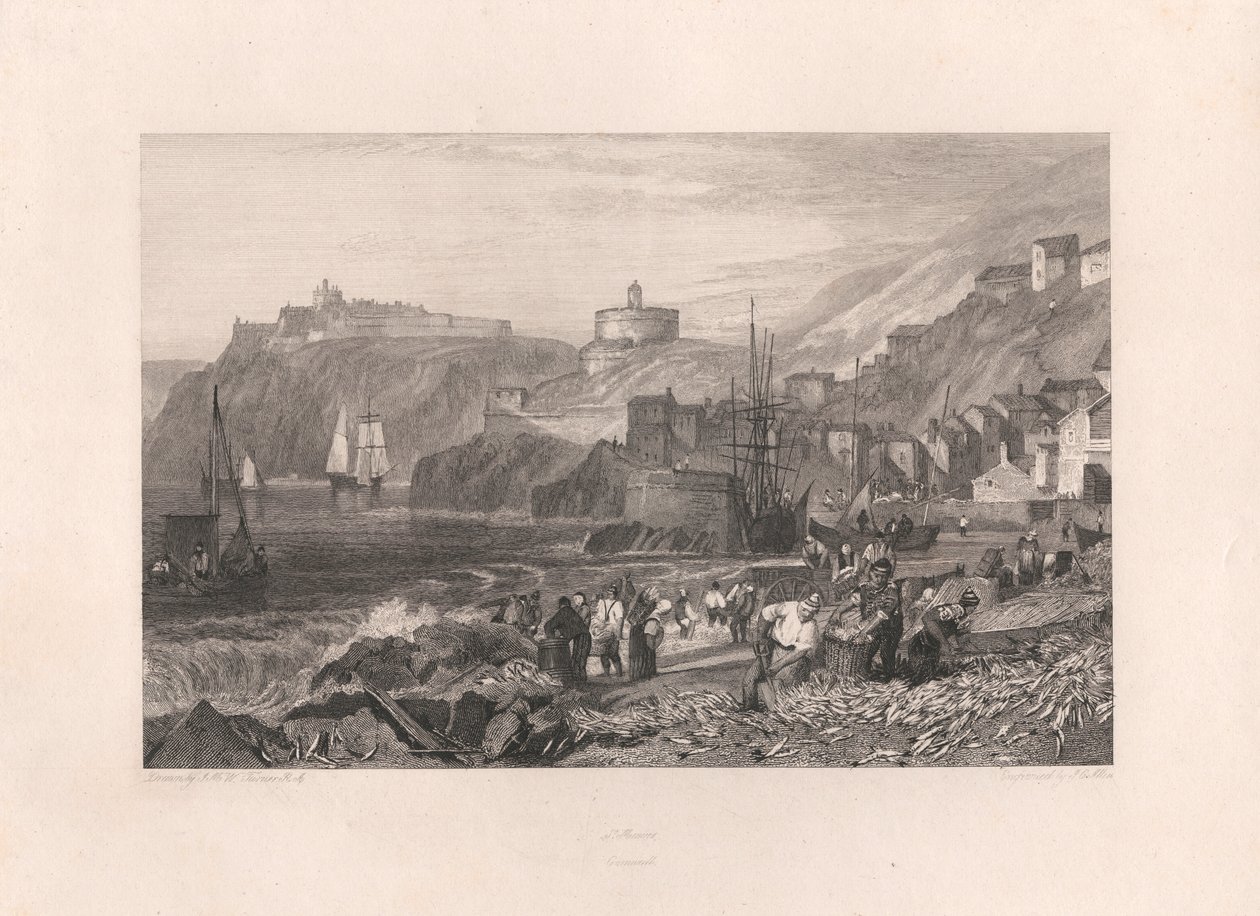 St. Mawes, Cornwall af James C. Allen