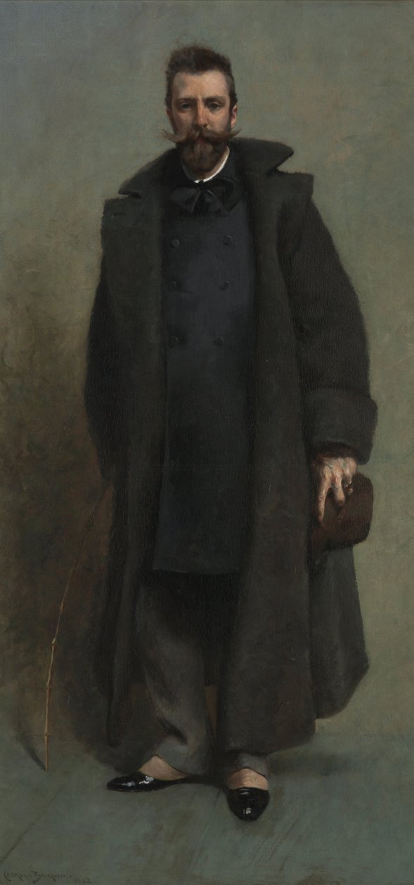 Portræt af William Merritt Chase af James Carroll Beckwith