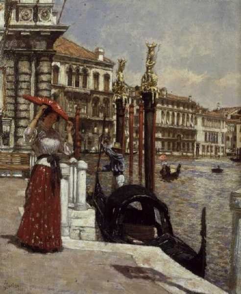 På Canal Grande, Venedig af James Charles