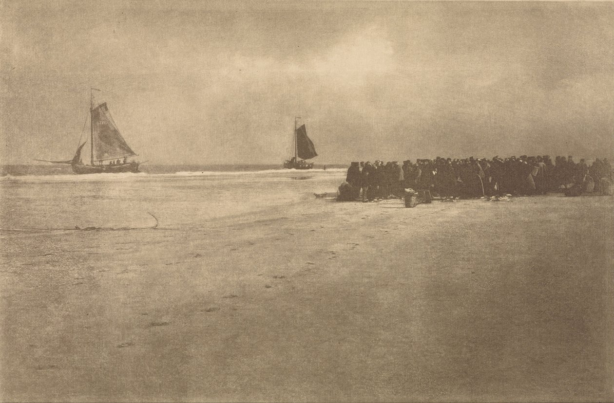 På en hollandsk strand af James Craig Annan