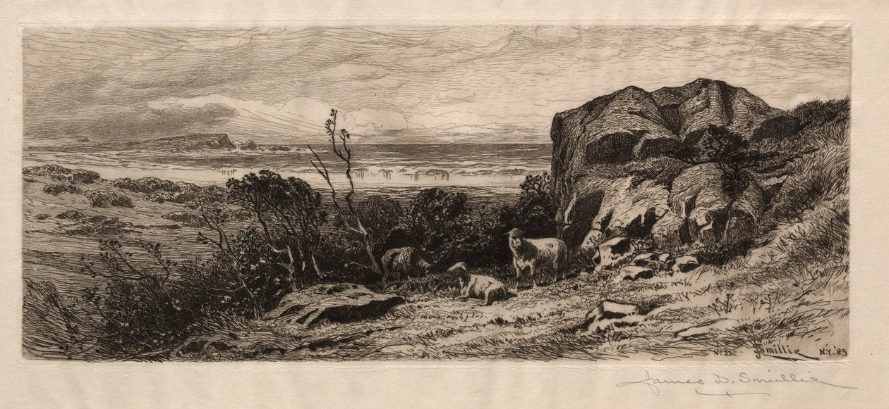 Ved Marblehead Neck, 1883. af James David Smillie
