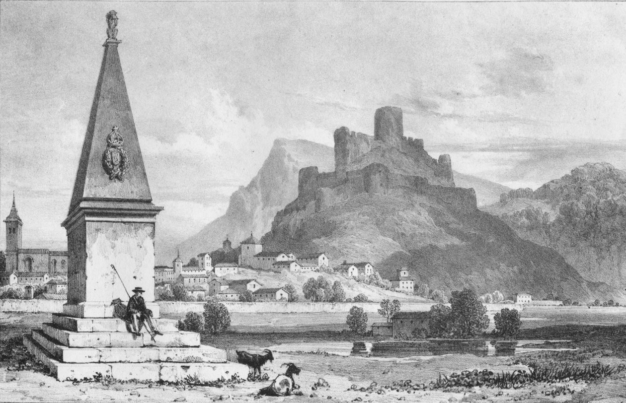 Almanza. Slagfelt, 1823. af James Duffield Harding