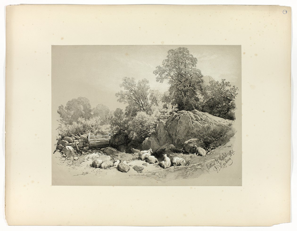 Bettws, N. Wales, fra Picturesque Selections af James Duffield Harding