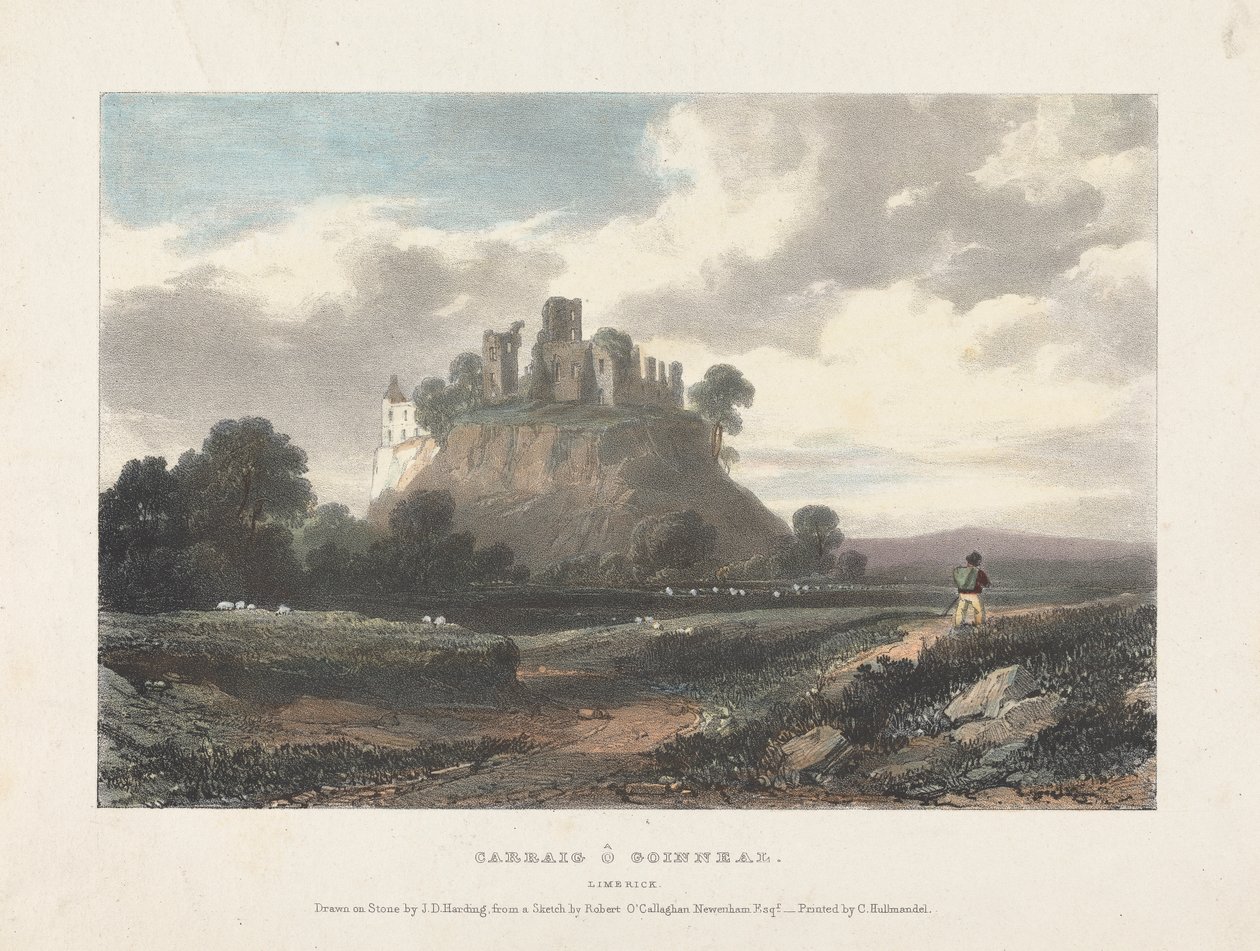 Carrig O Goinneal af James Duffield Harding