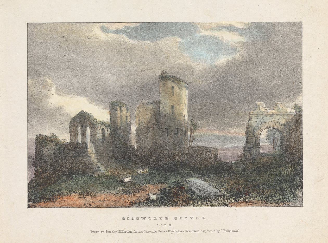 Glanworth Castle af James Duffield Harding