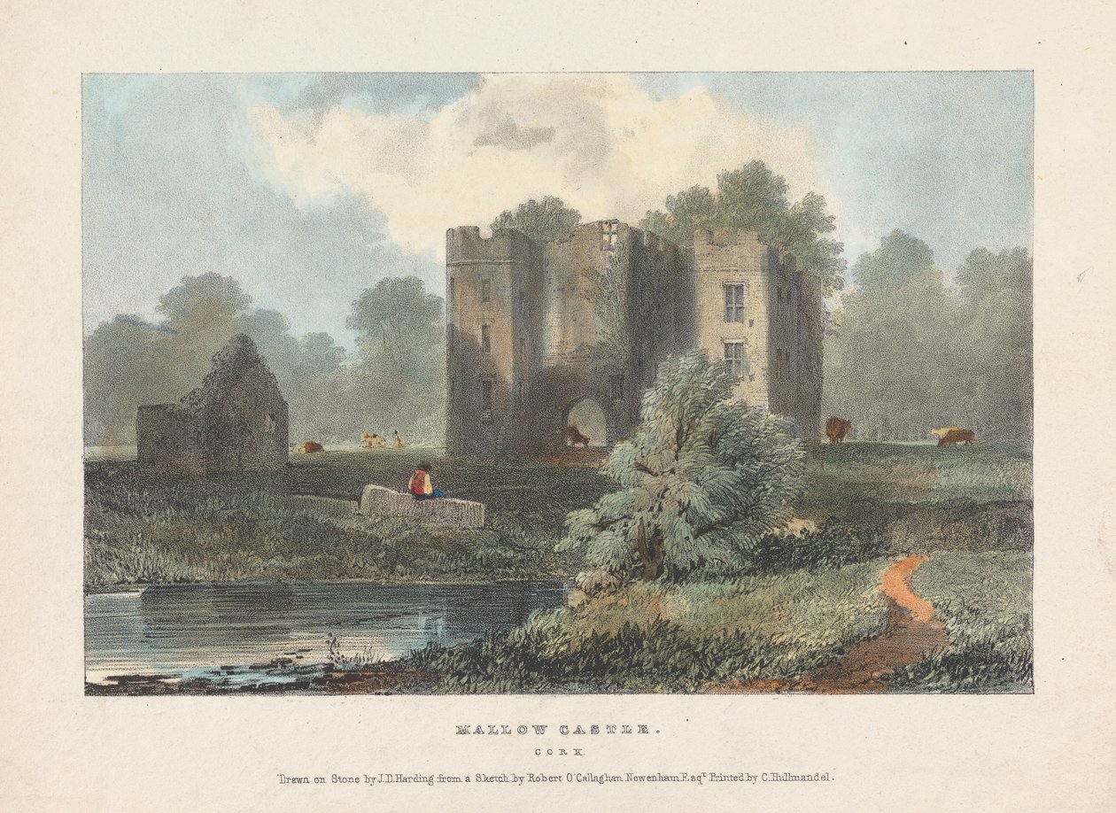 Mallow Castle af James Duffield Harding