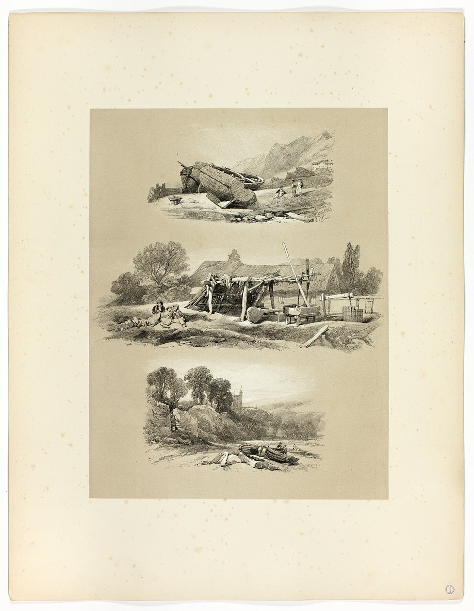 Mumbles, fra Picturesque Selections af James Duffield Harding