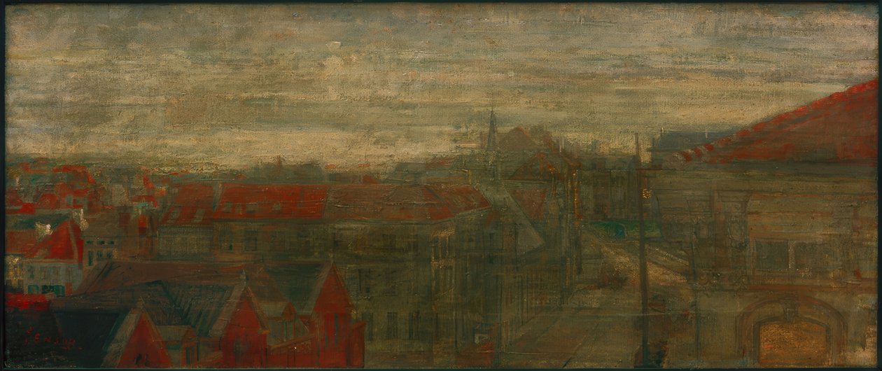 Udsigt fra phnosia, bølger og lysvibrationer af James Sidney Ensor