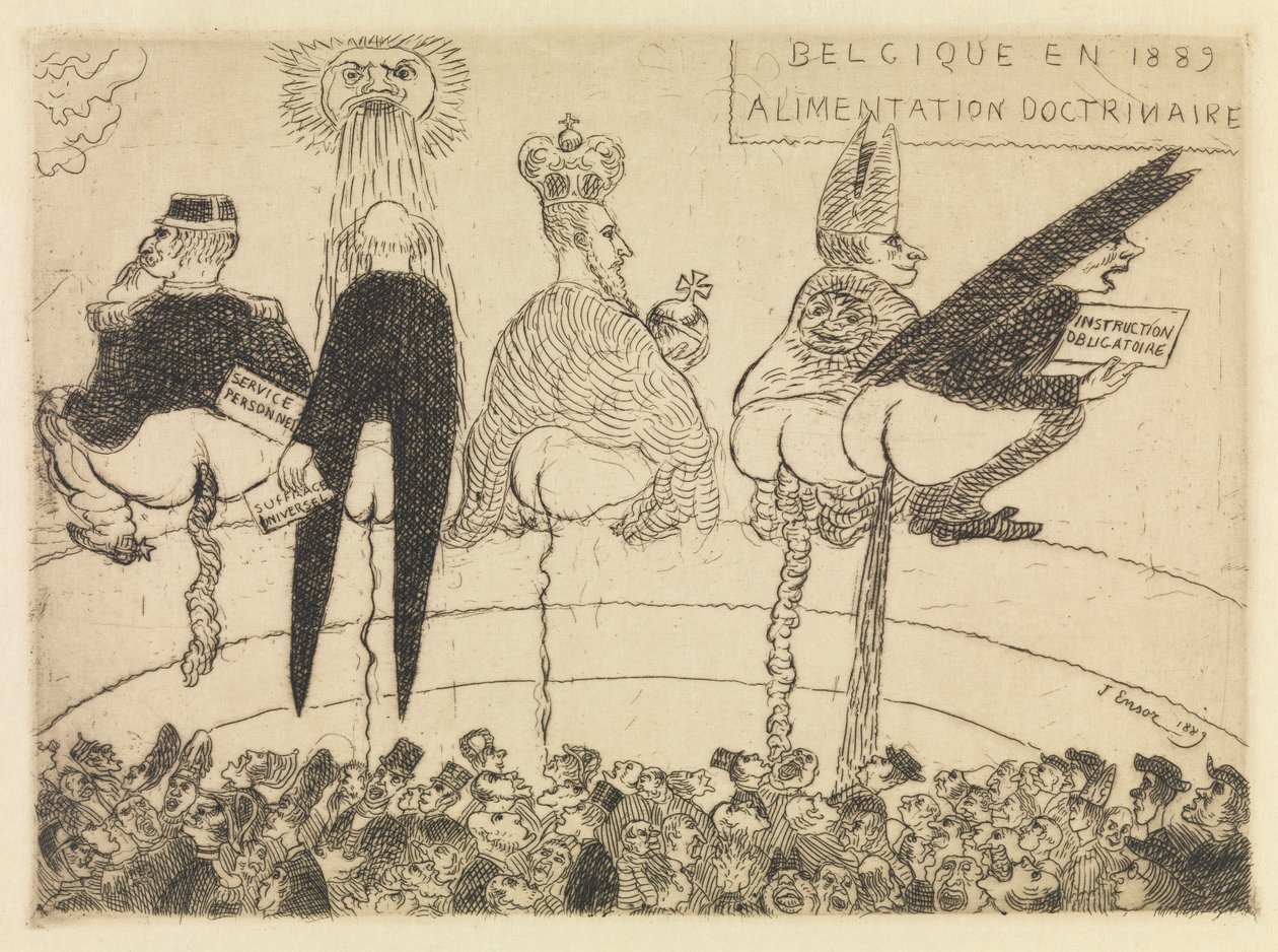 Læremæssig næring af James Ensor
