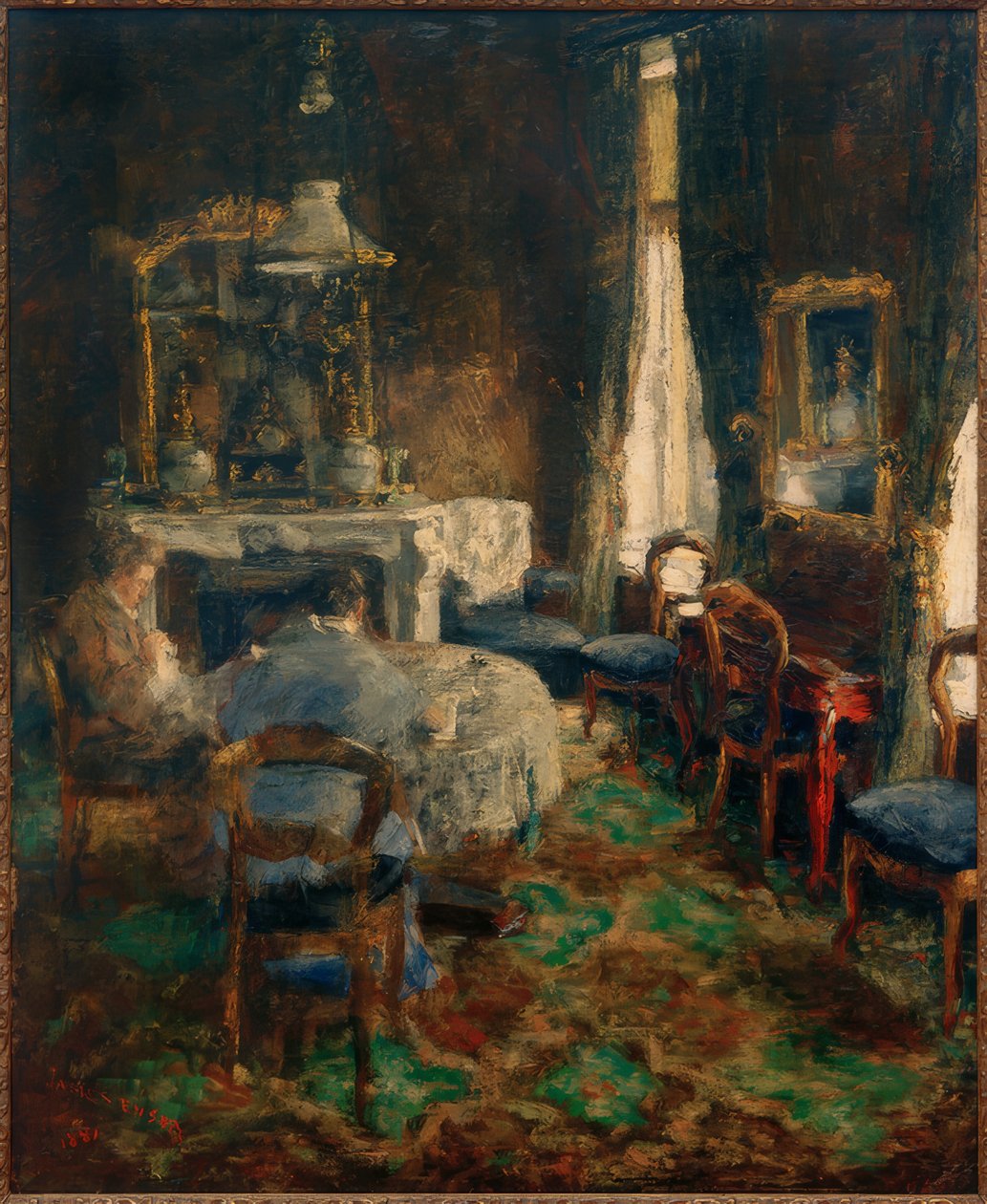 Den Borgerlige Salon af James Sidney Ensor