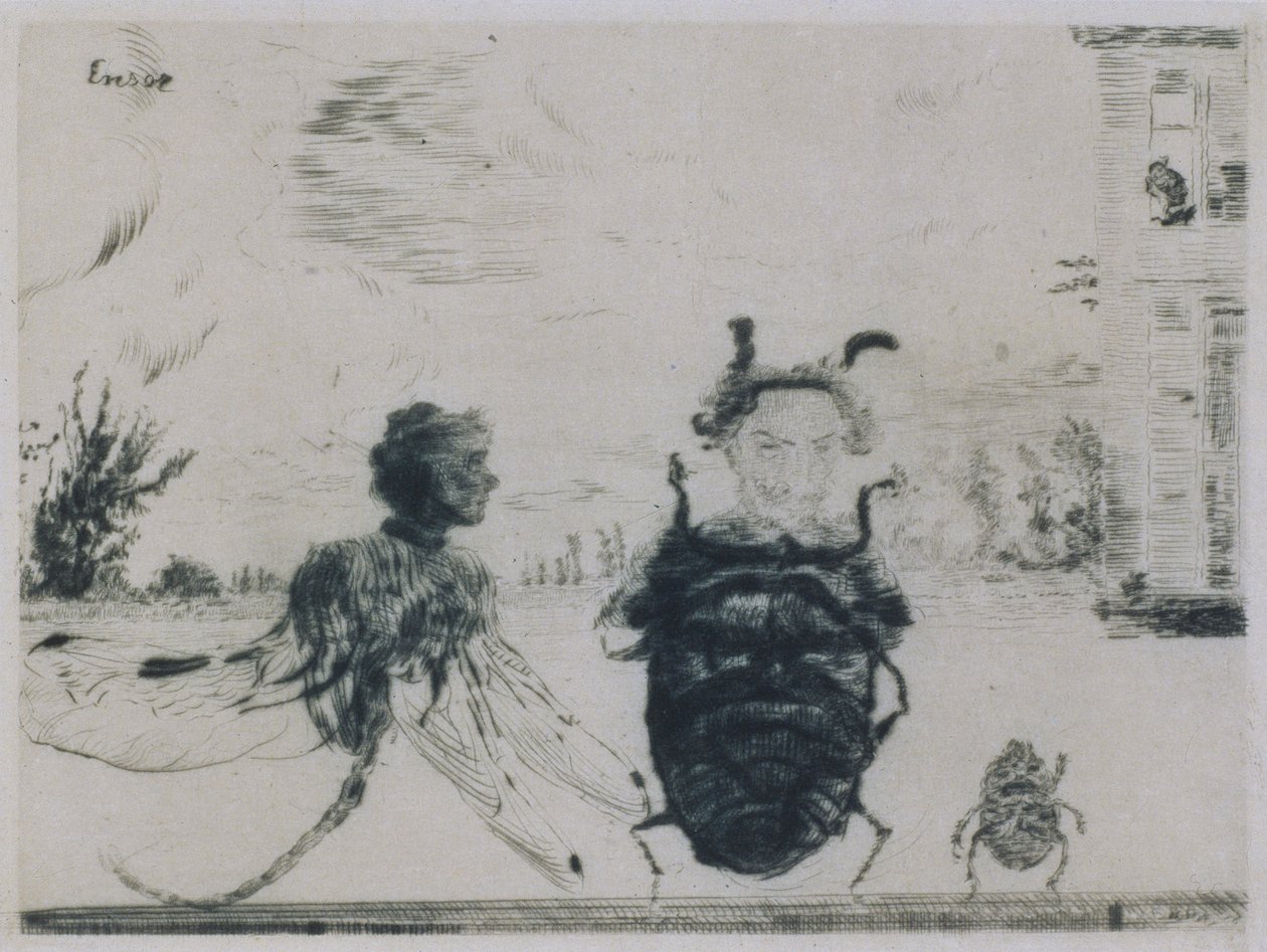 Besynderlige Insekter af James Ensor