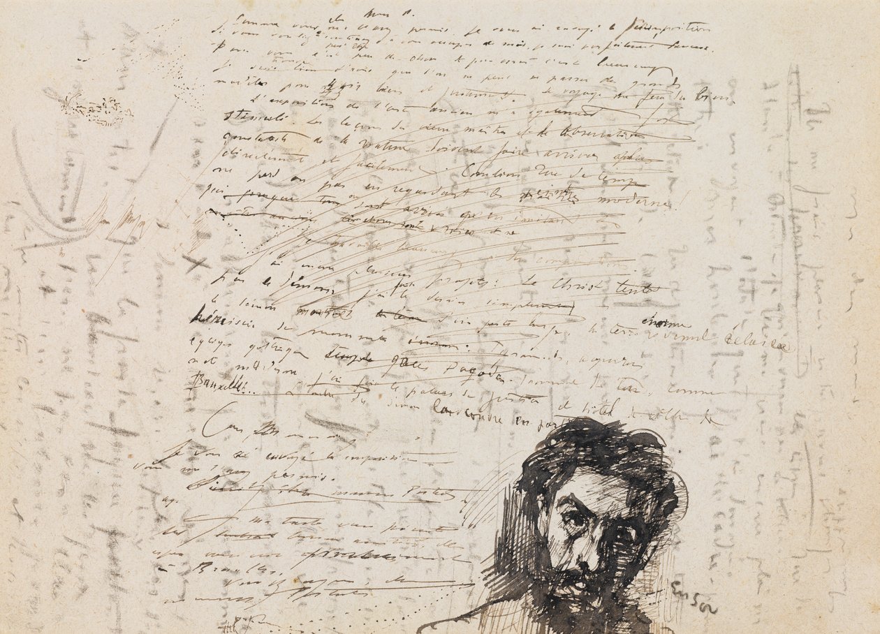 Selvportræt af James Ensor