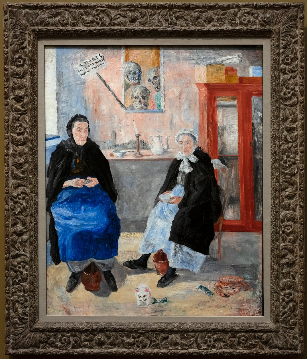 De melankolske fiskekoner af James Ensor