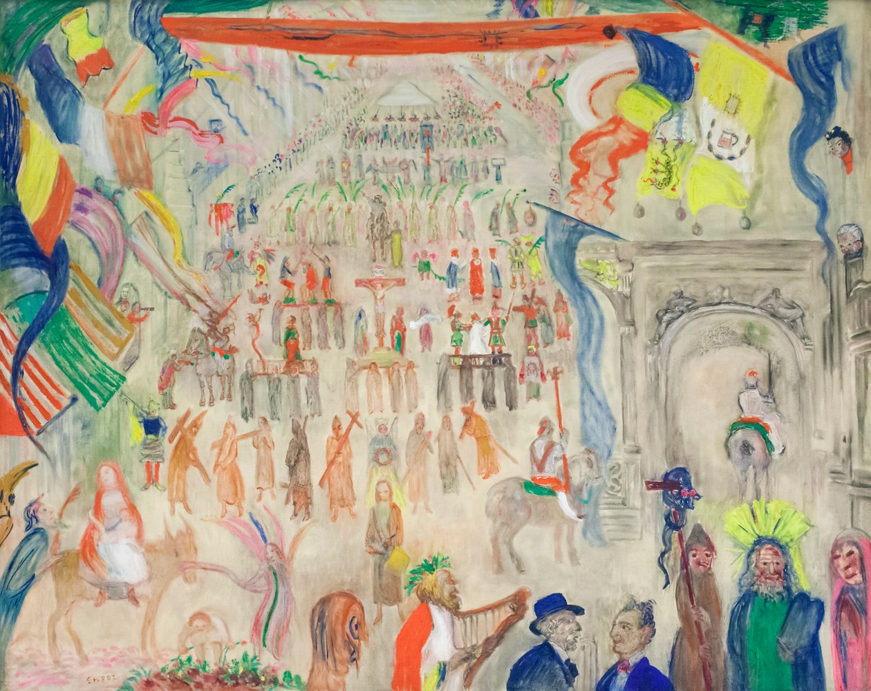 Penitenternes Procession, Veurne af James Ensor