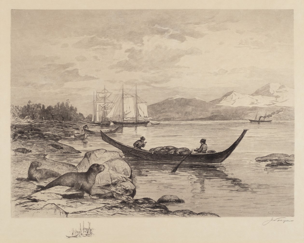 Alaska sælfiskeri af James Fagan