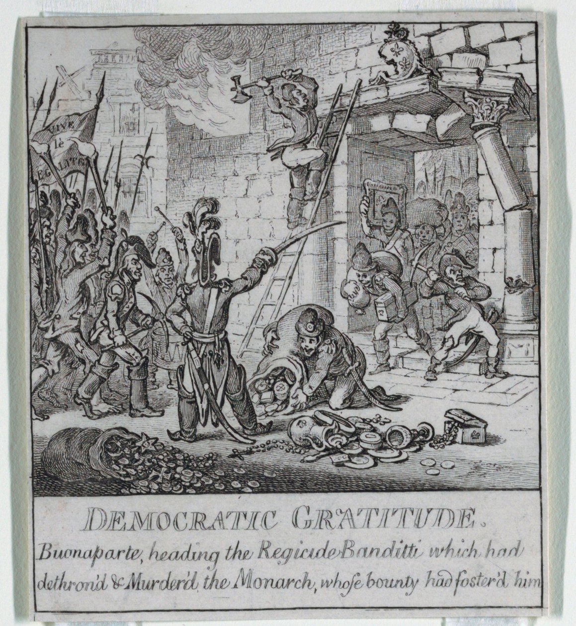 "Demokrati eller en skitse o af James Gillray