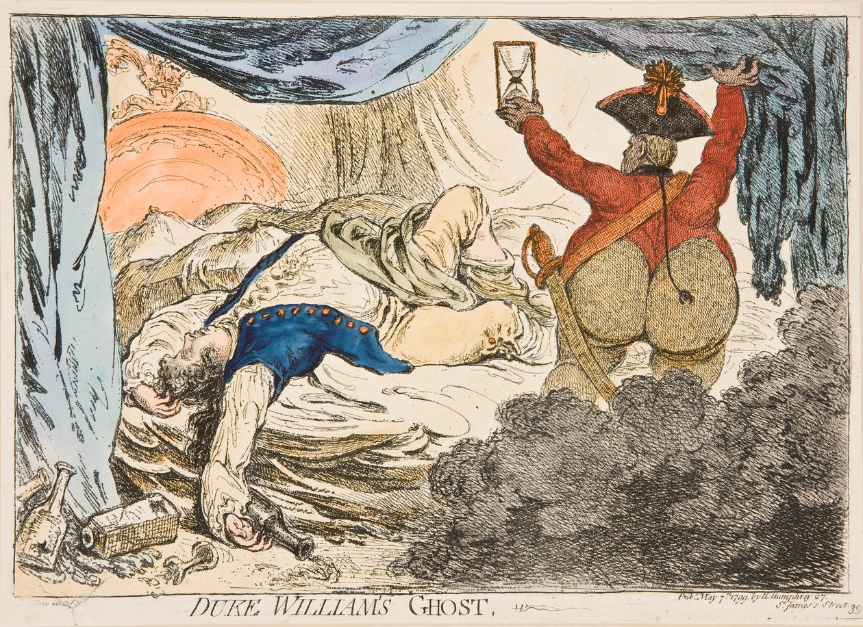 Hertug Williams spøgelse af James Gillray