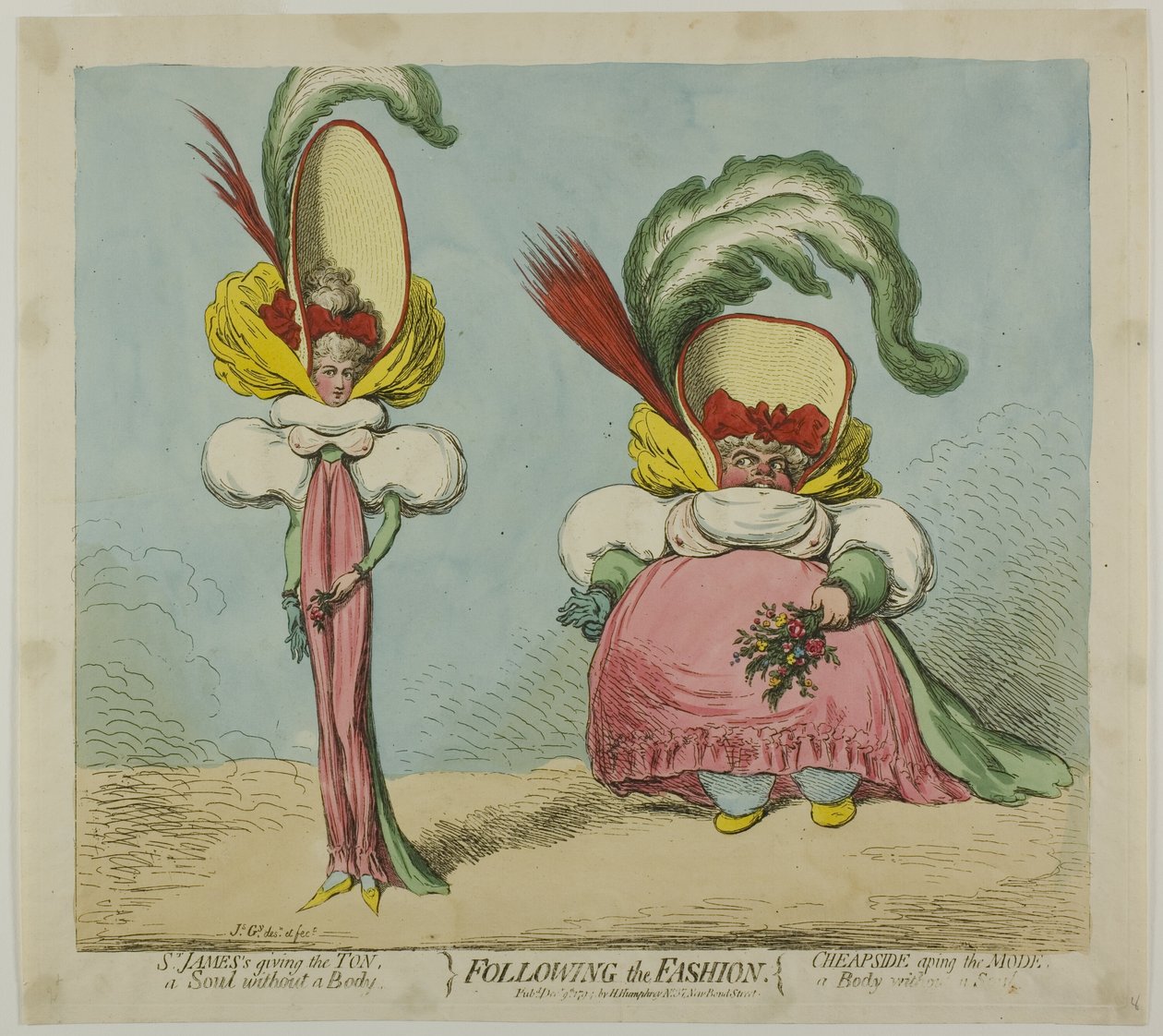 At følge moden af James Gillray