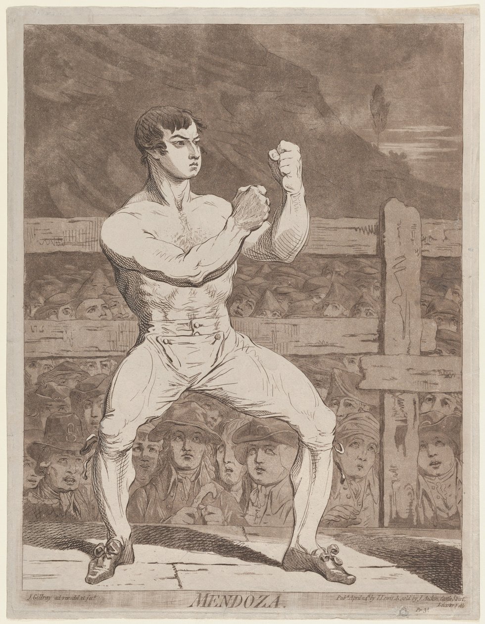 Mendoza, 24. april 1788., 24. april 1788. af James Gillray