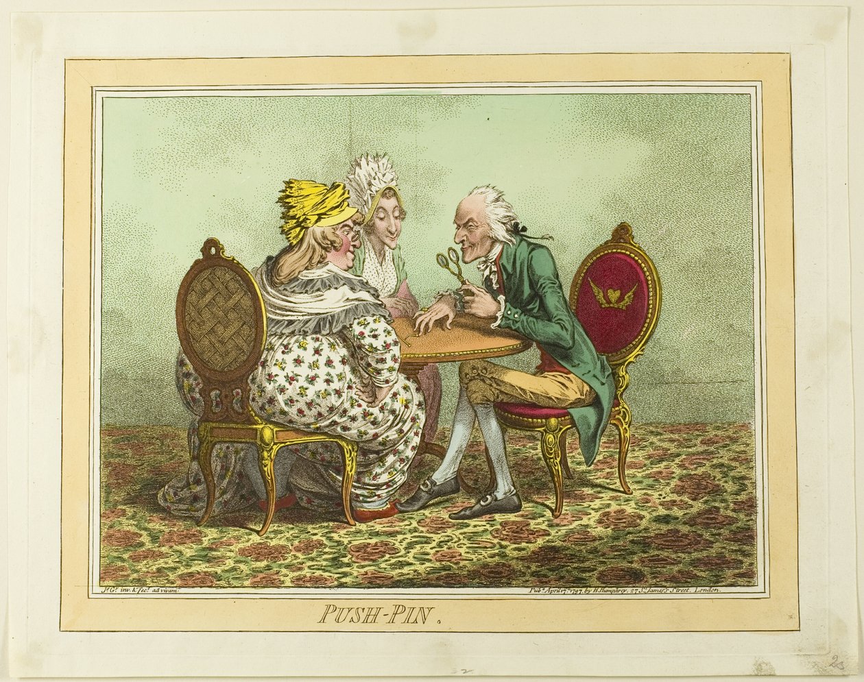 Push-Pin af James Gillray