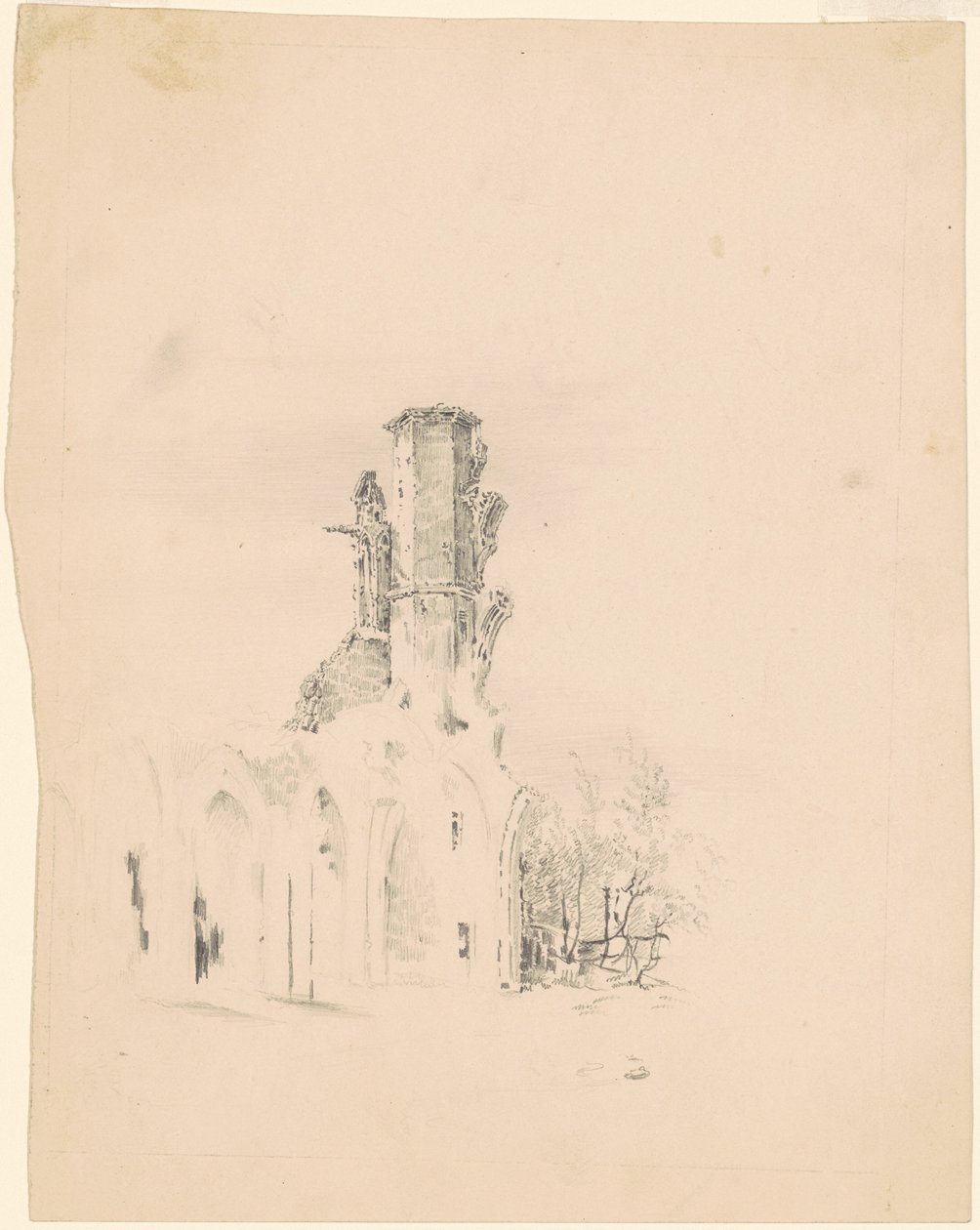 En gotisk ruin af James Goodwyn Clonney