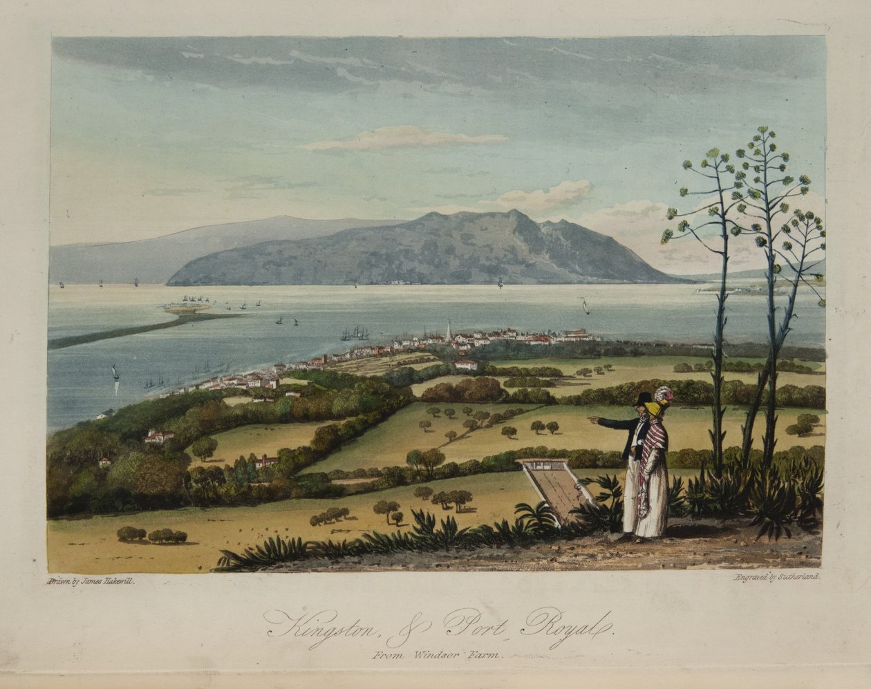 Kingston ja Port Royale af James Hakewill