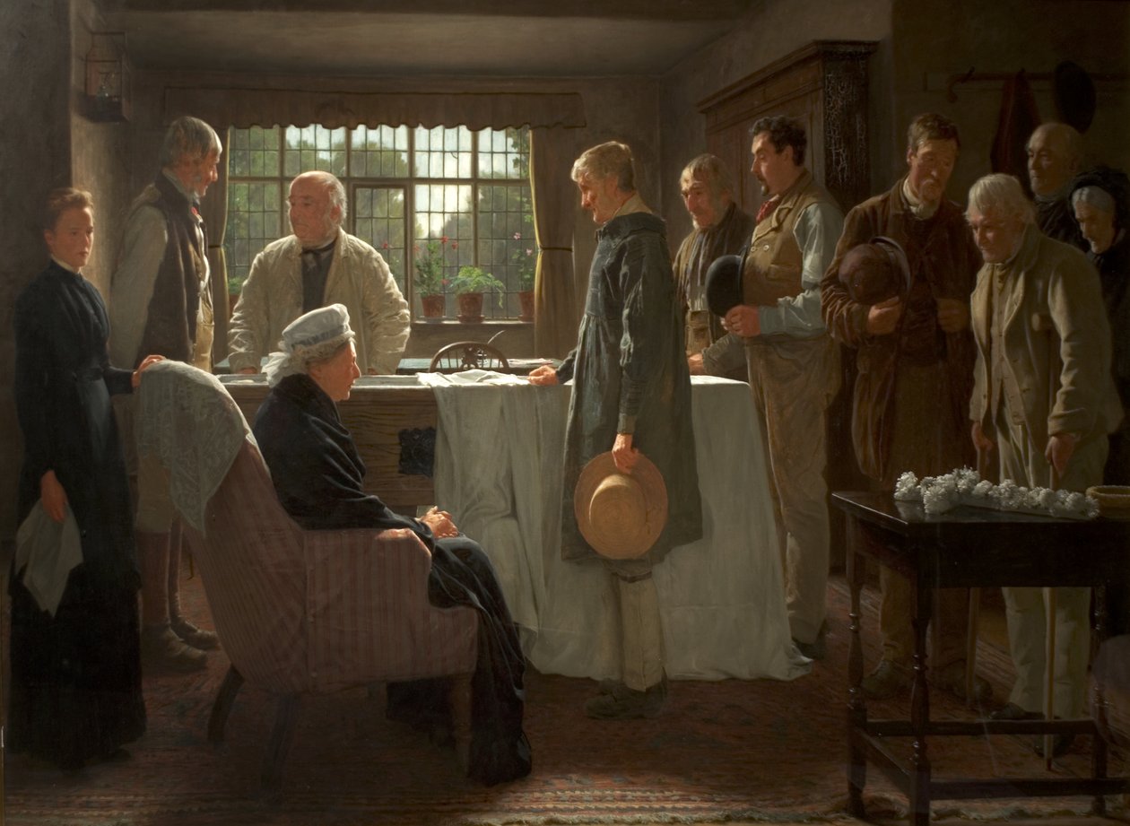 Den gamle Mester, 1883 af James Hayllar