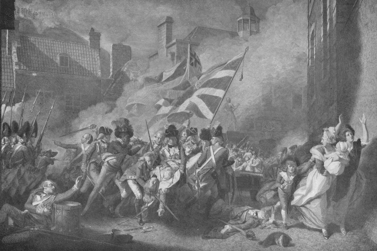 Major Piersons død, 1796 1909. af James Heath