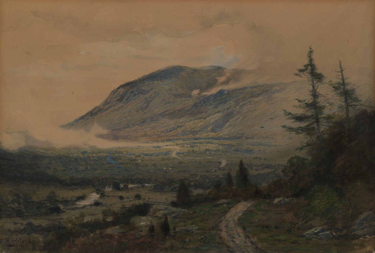 Bjerg og dal, 1893. af James Henry Moser