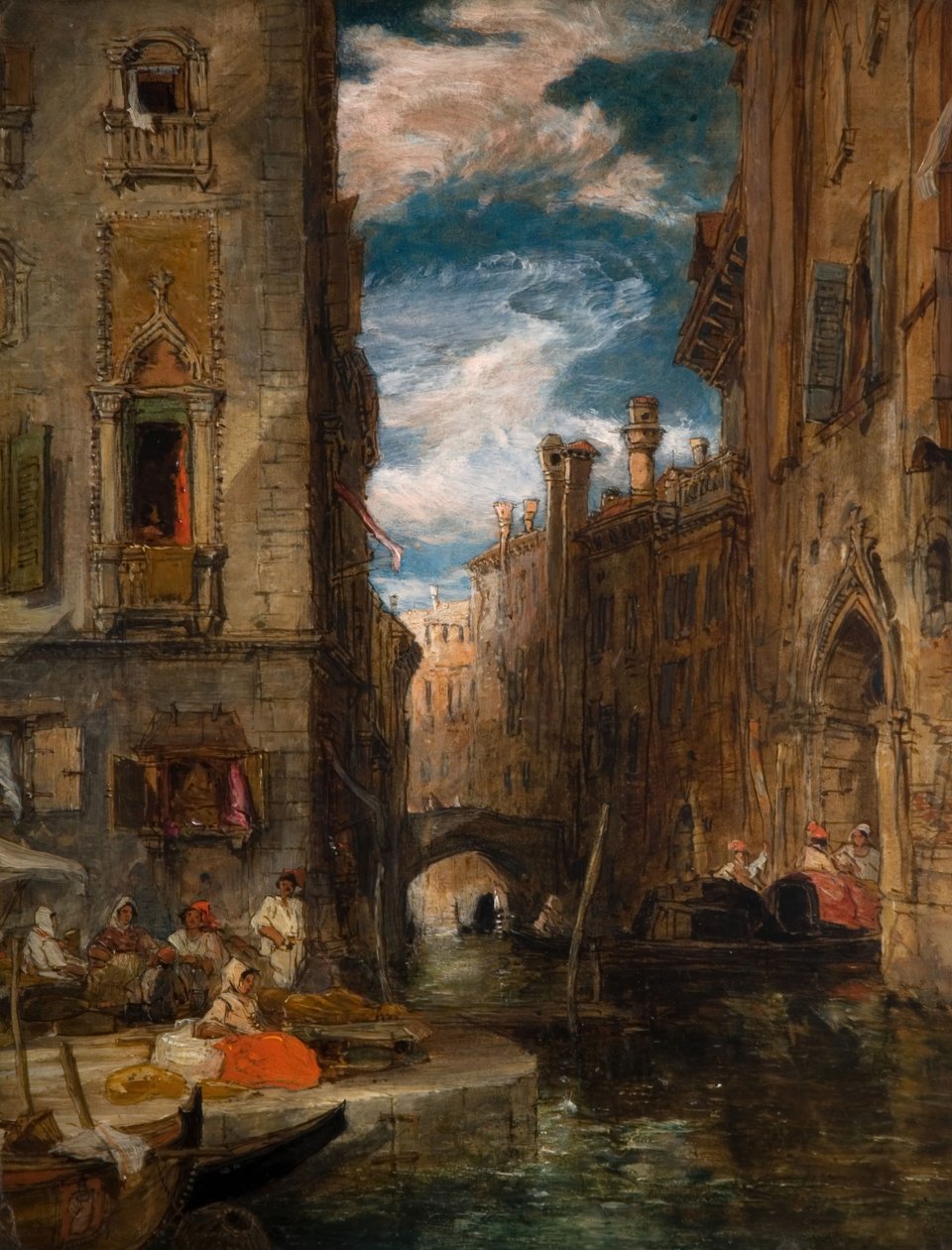 En erindring om Venedig, 1853. af James Holland