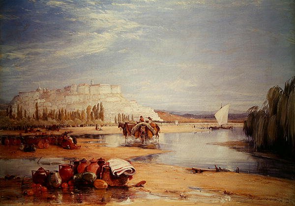 Cambria, Portugal (olie på lærred) af James Holland