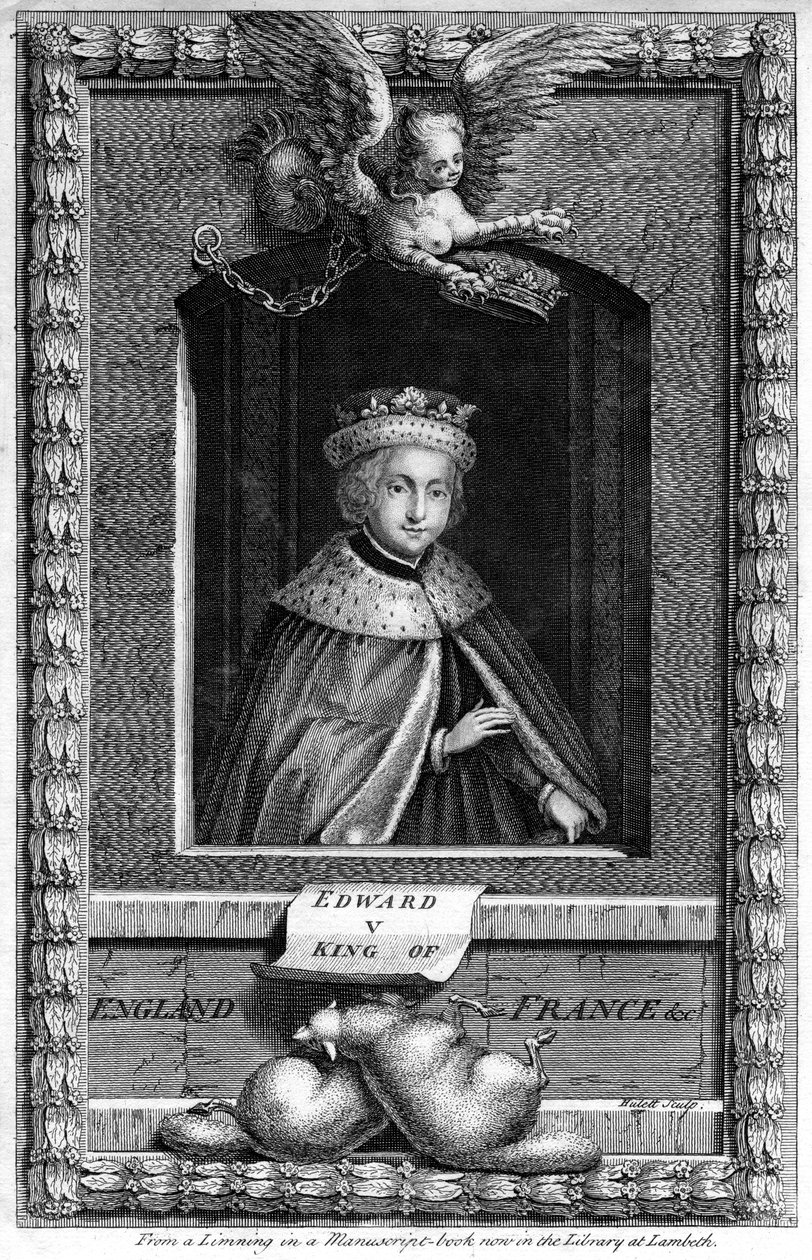Kong Edward V af England, 1700-tallet. af James Hulett