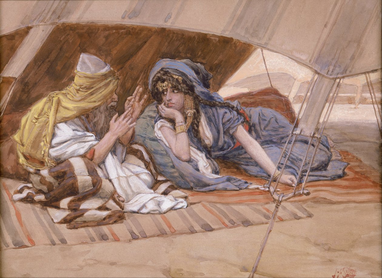 Abrams råd til Sarai af James Jacques Joseph Tissot