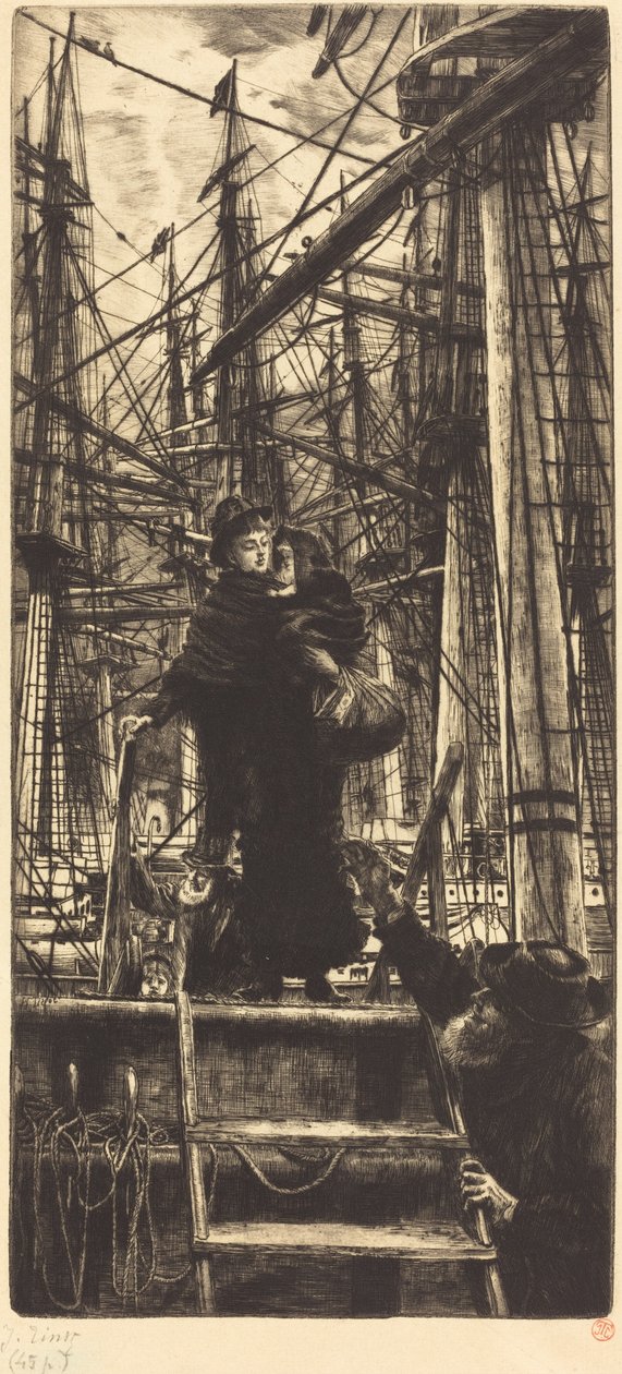 Emigranter af James Jacques Joseph Tissot
